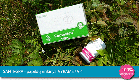 Santegra - papildu rinkinys vyrams - Camosten™ (14pck) + Sanoprost™ TR (60) santegra-papildu-rinkinys-vyrams-camosten-sanoprost-kaina-akcija-pigiau